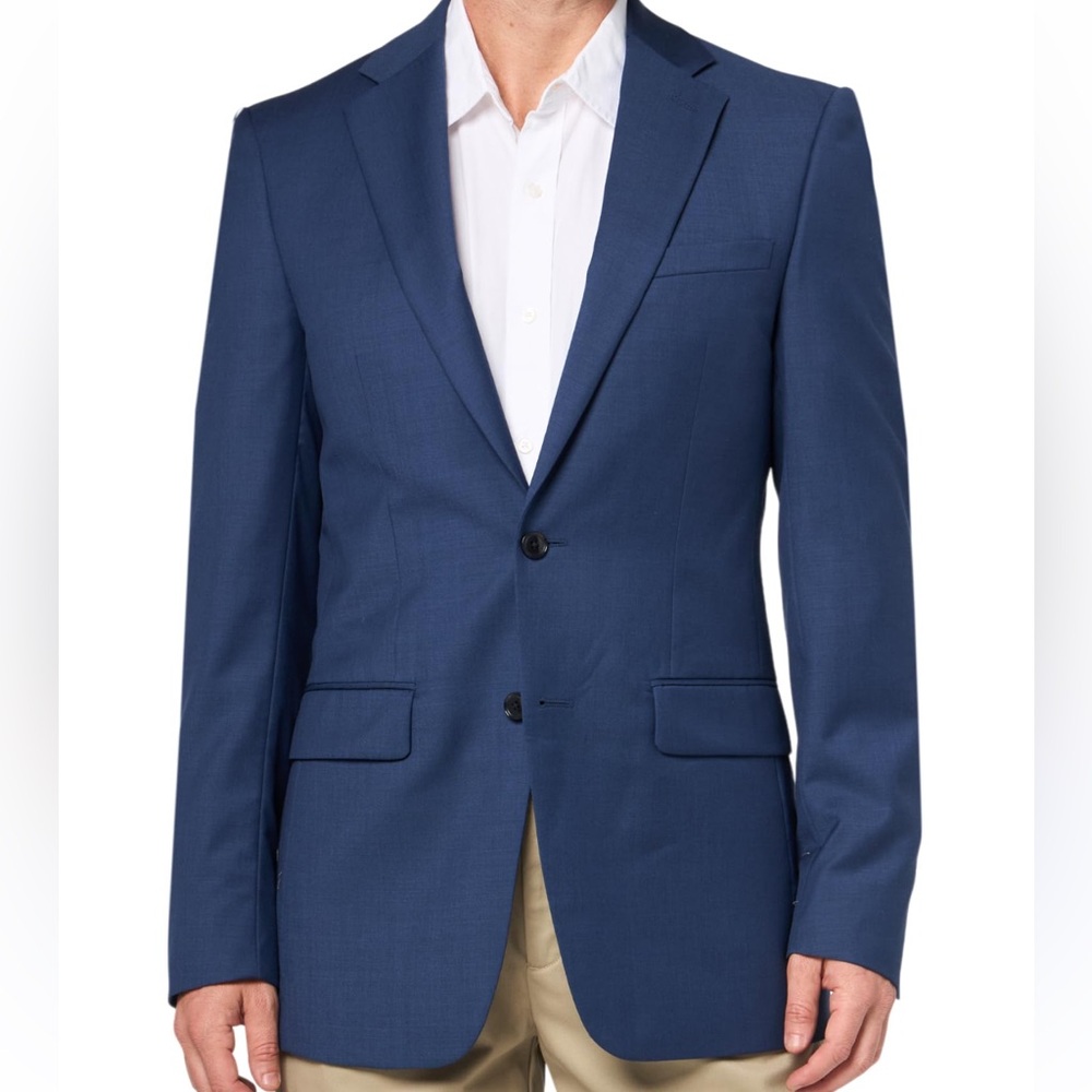 MICHAEL Michael Kors Navy Blue Men’s Suit Coat